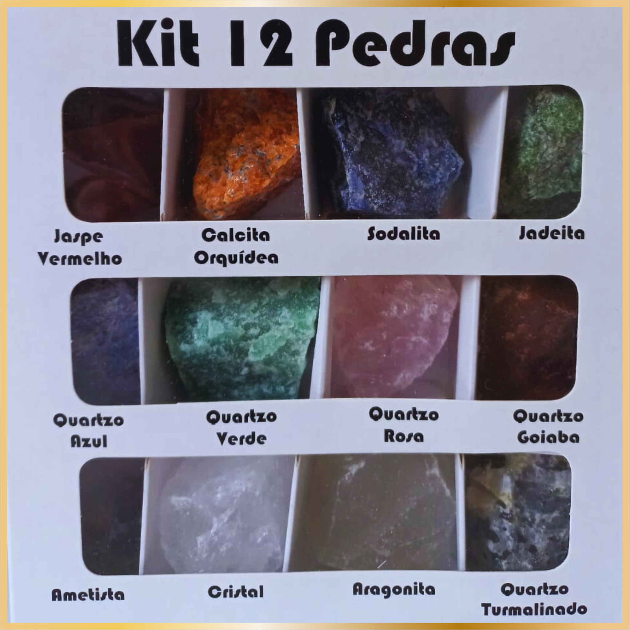 Kit 12 Pedras